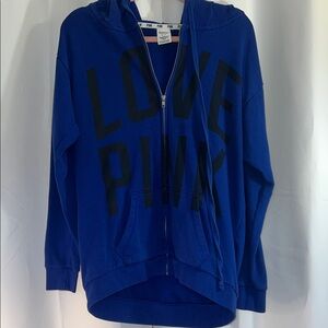 PINK Victoria's Secret Blue Hoodie